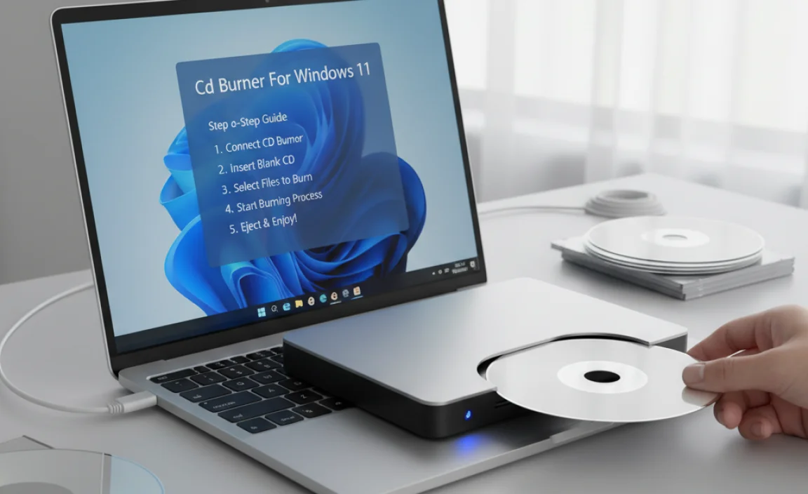 Step-by-Step Guide to Using a CD Burner on Windows 11