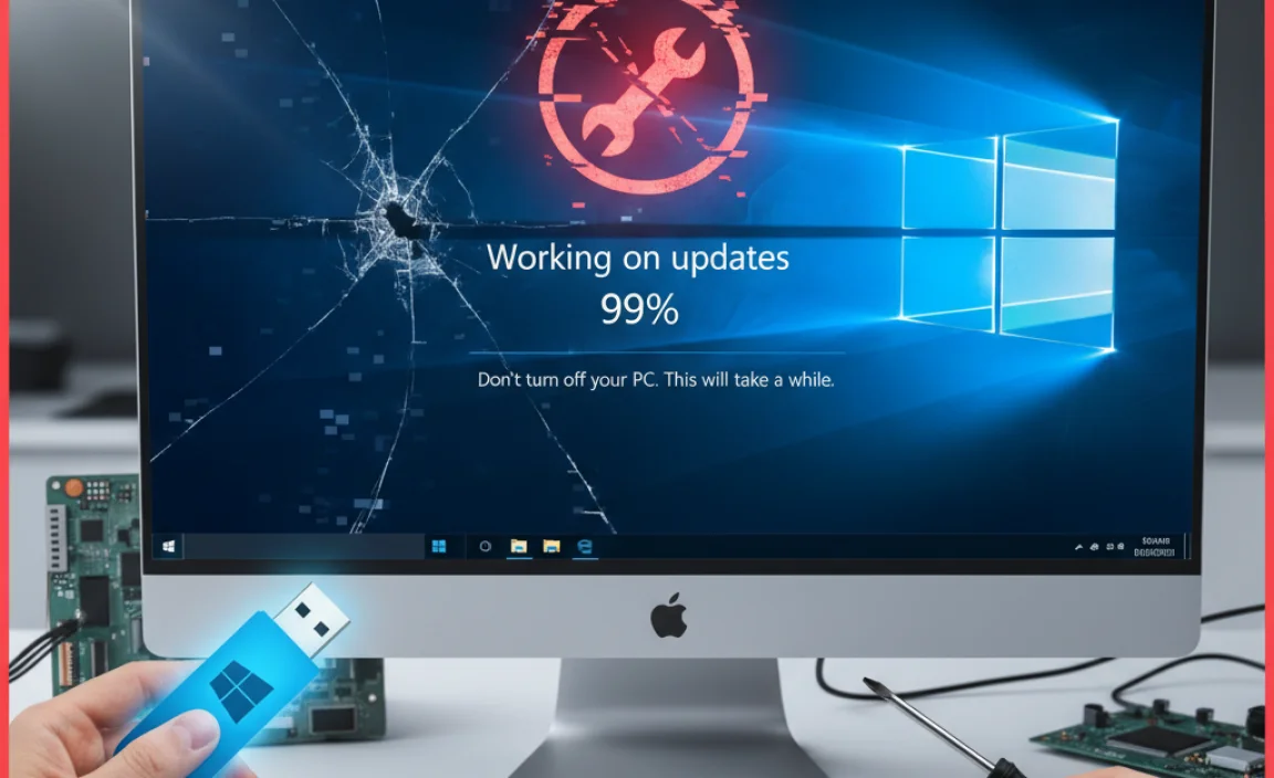 Step-by-Step Solutions to a Stuck Windows Update