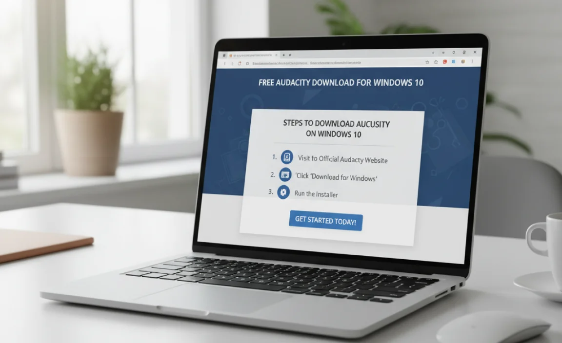 Steps to Download Audacity on Windows 10