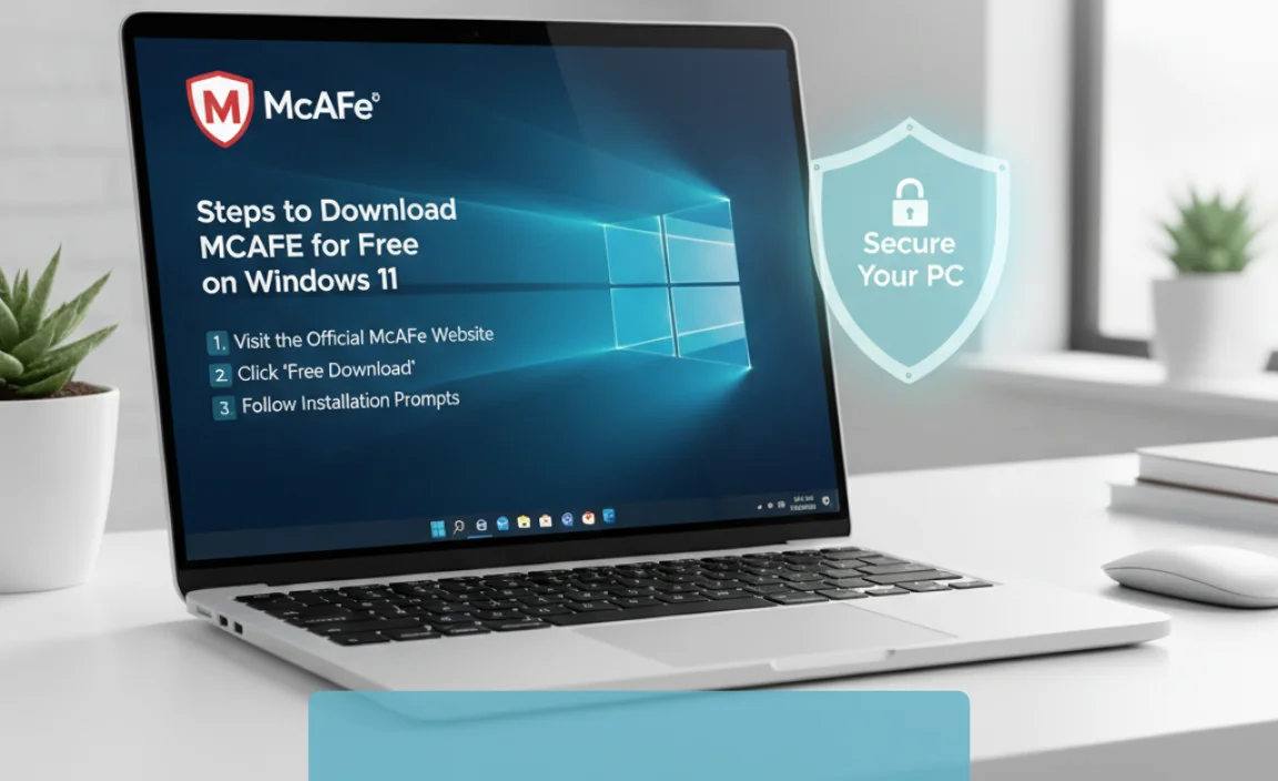 Steps to Download McAfee for Free on Windows 11