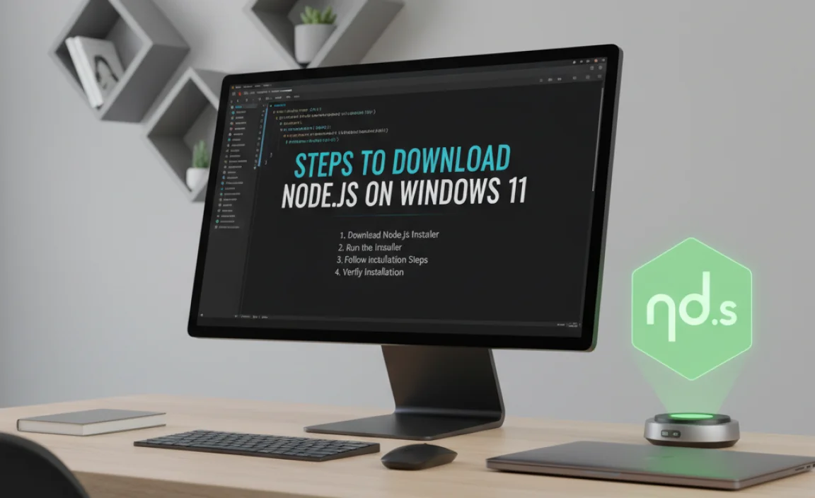 Steps to Download Node.js on Windows 11