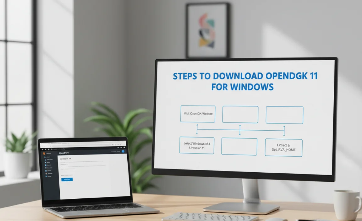 Steps to Download OpenJDK 11 for Windows