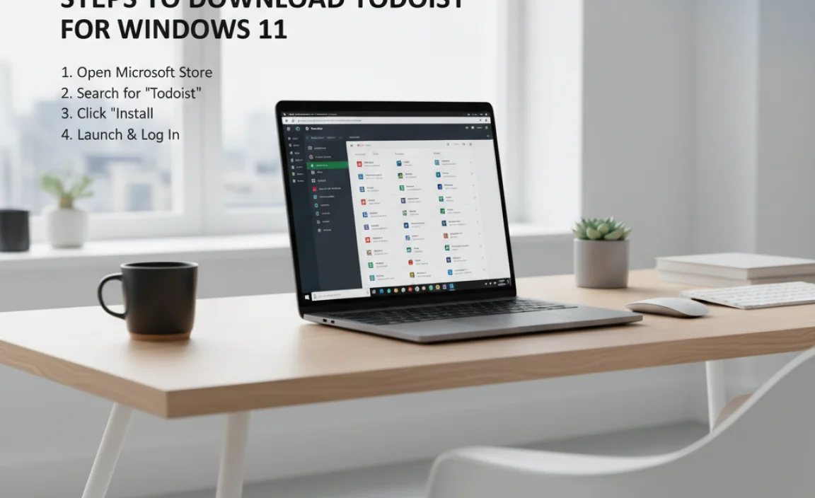 Steps to Download Todoist for Windows 11