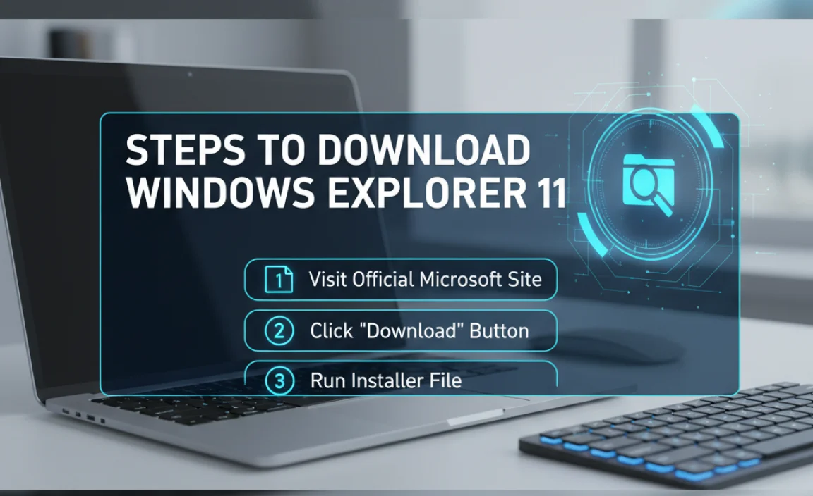 Steps to Download Windows Explorer 11