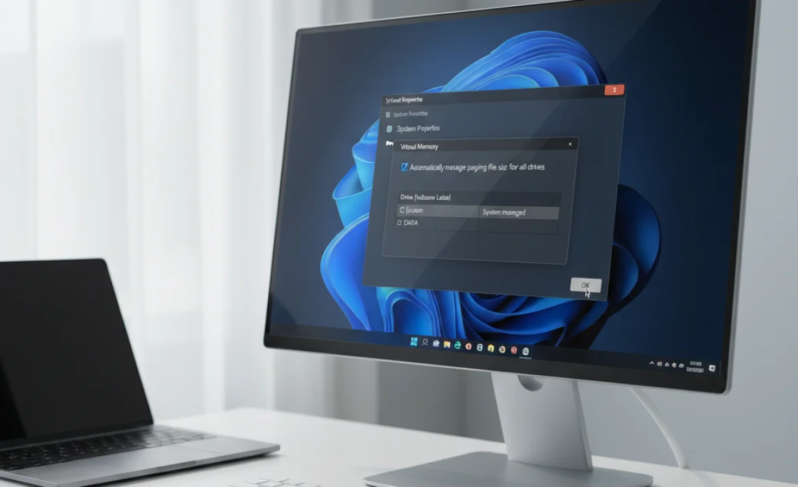 Steps to Enable Automatic Paging File Management