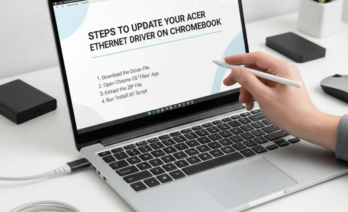 Steps to Update Your Acer Ethernet Driver on Chromebook