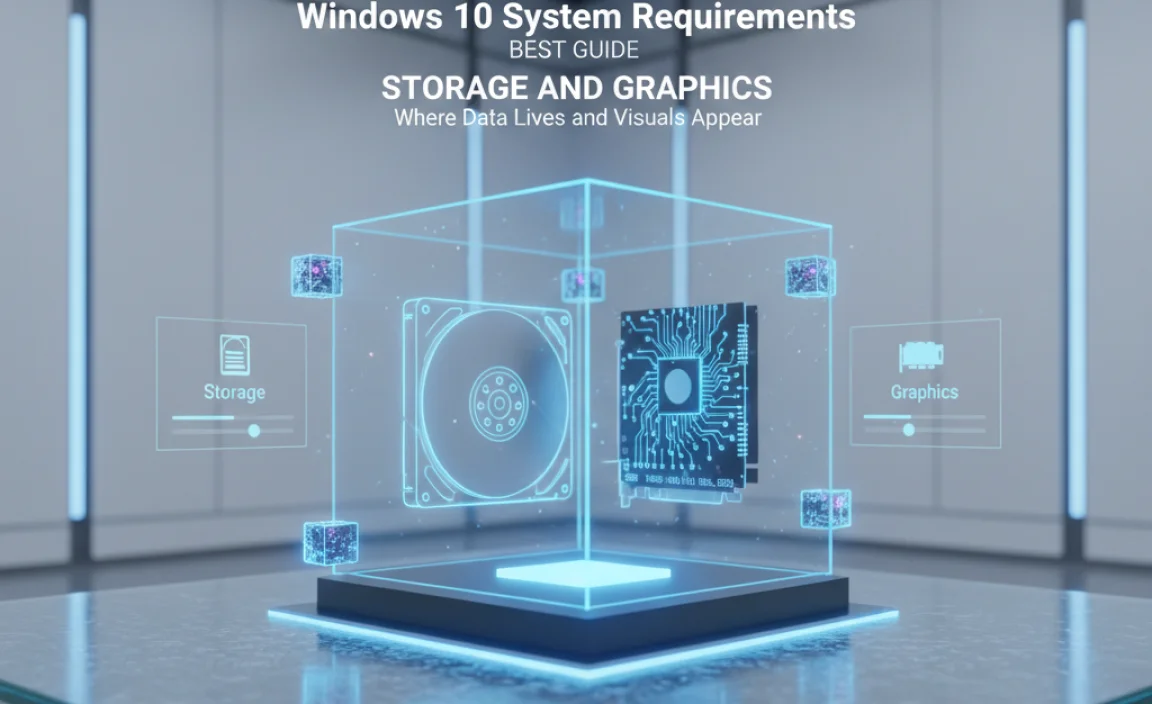 Storage and Graphics: Where Data Lives and Visuals Appear
