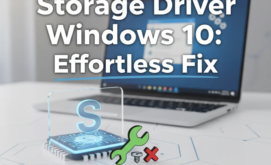 Storage Driver Windows 10: Effortless Fix