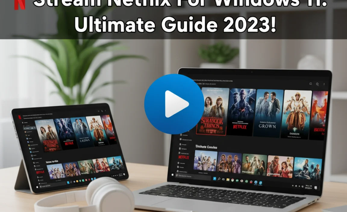 Stream Netflix For Windows 11: Ultimate Guide 2023!