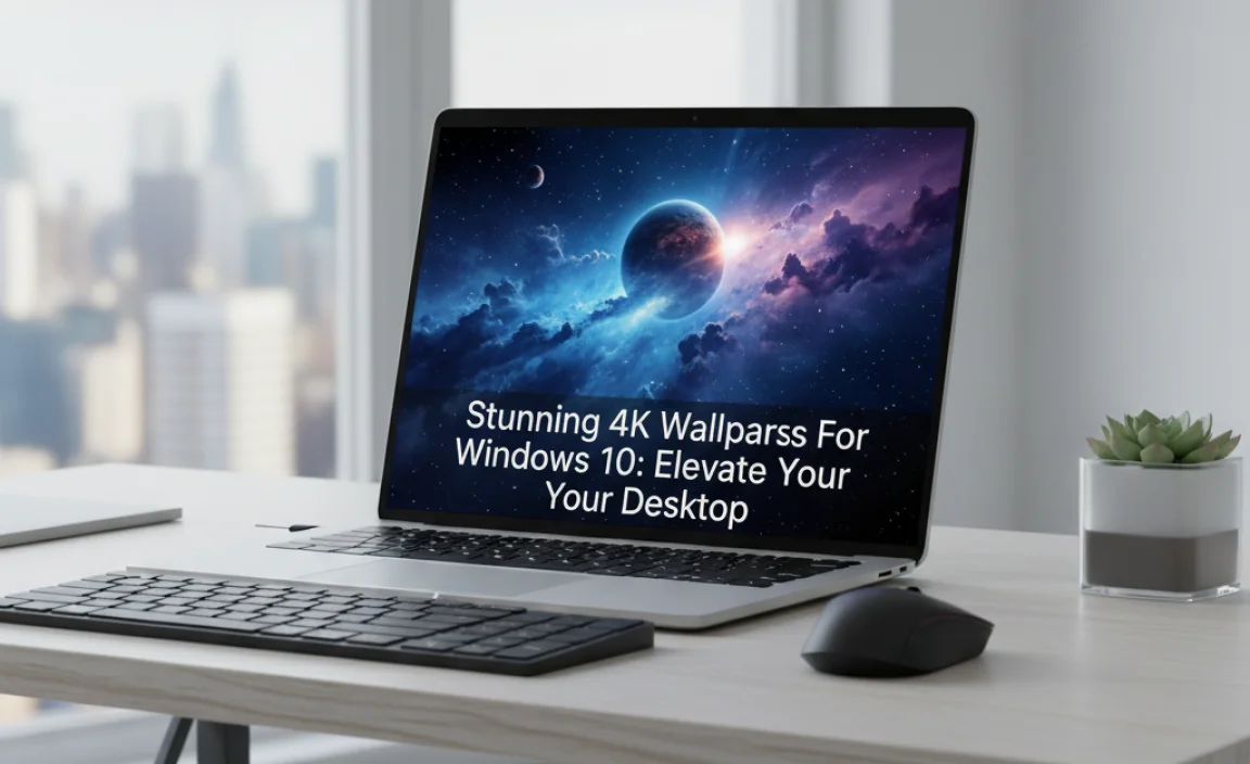 Stunning 4K Wallpapers For Windows 10: Elevate Your Desktop