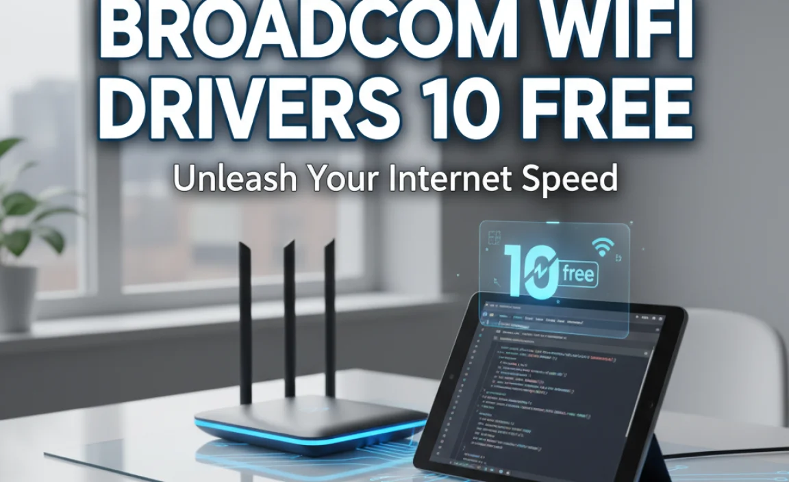 Stunning Broadcom WiFi Drivers 10 Free