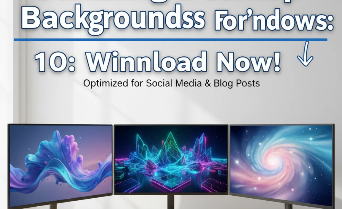 Stunning Desktop Backgrounds For Windows 10: Download Now!