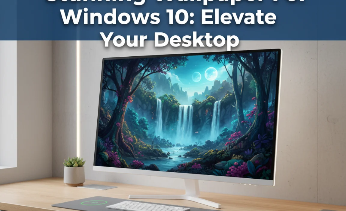 Stunning Wallpaper For Windows 10: Elevate Your Desktop