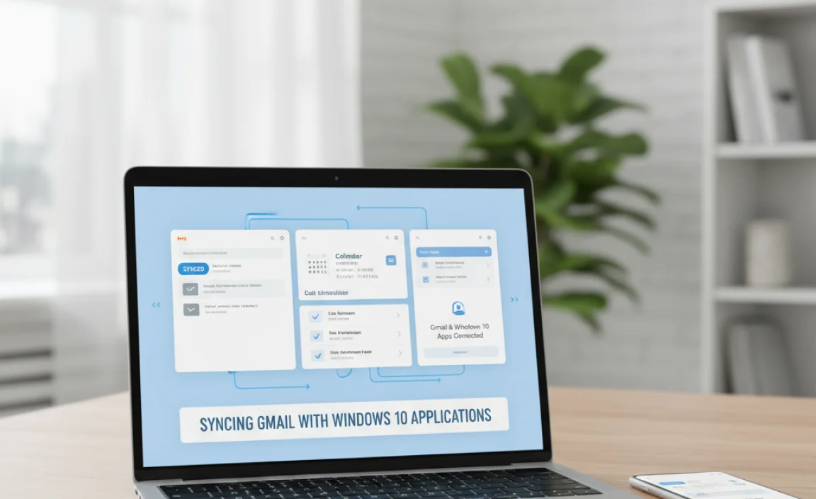 Syncing Gmail with Windows 10 Applications