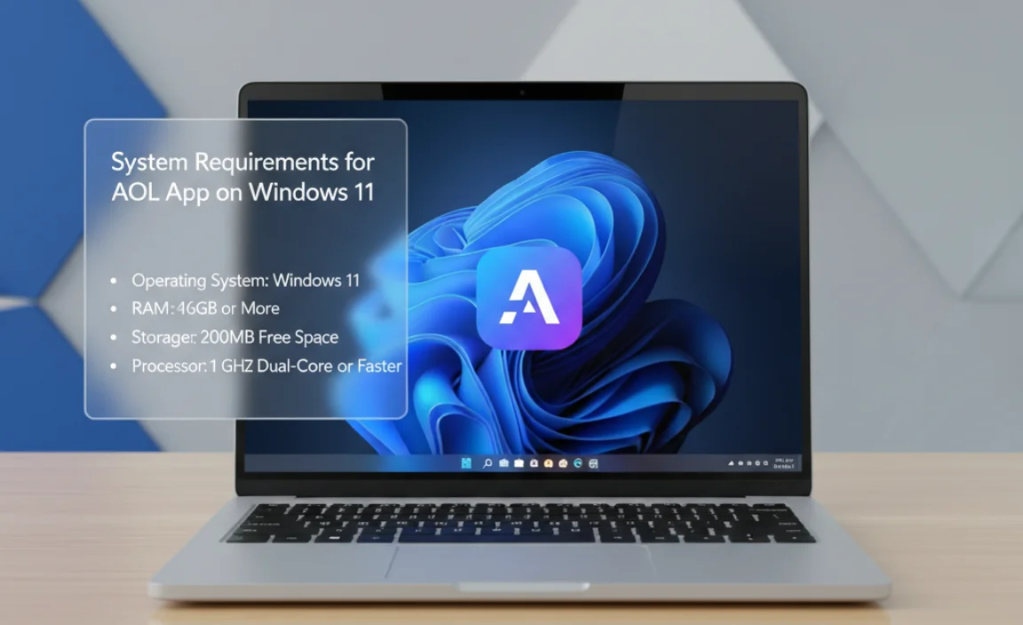 System Requirements for AOL App on Windows 11