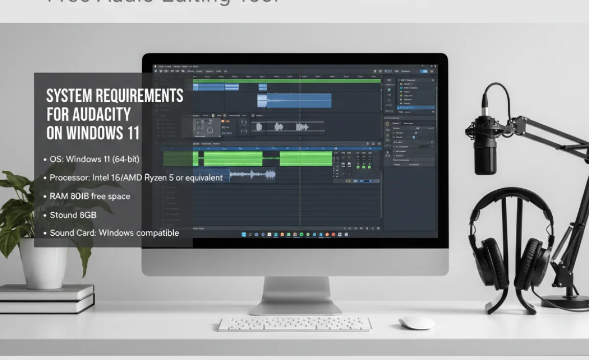 System Requirements for Audacity on Windows 11