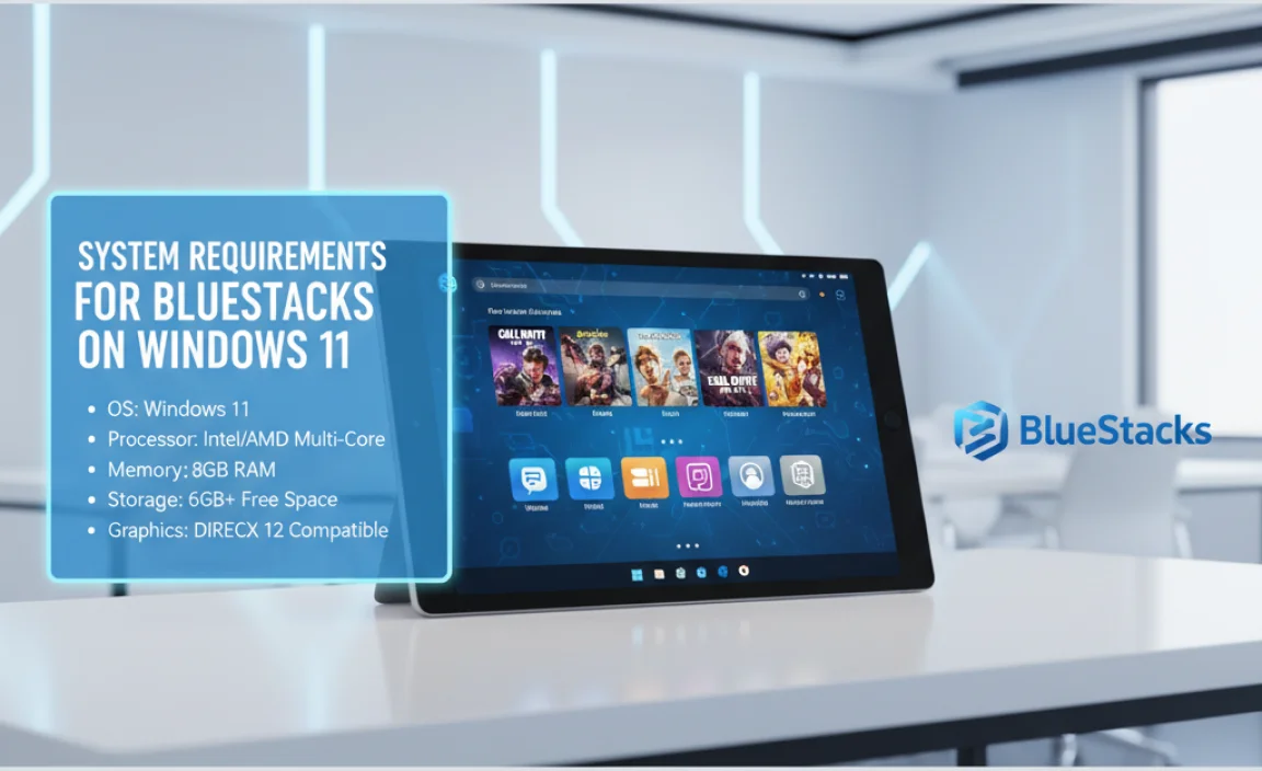 System Requirements for BlueStacks on Windows 11
