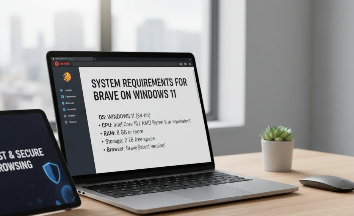 System Requirements for Brave on Windows 11