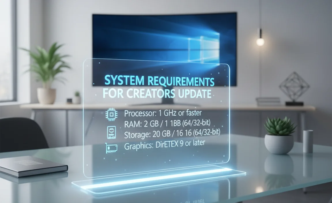 System Requirements for Creators Update