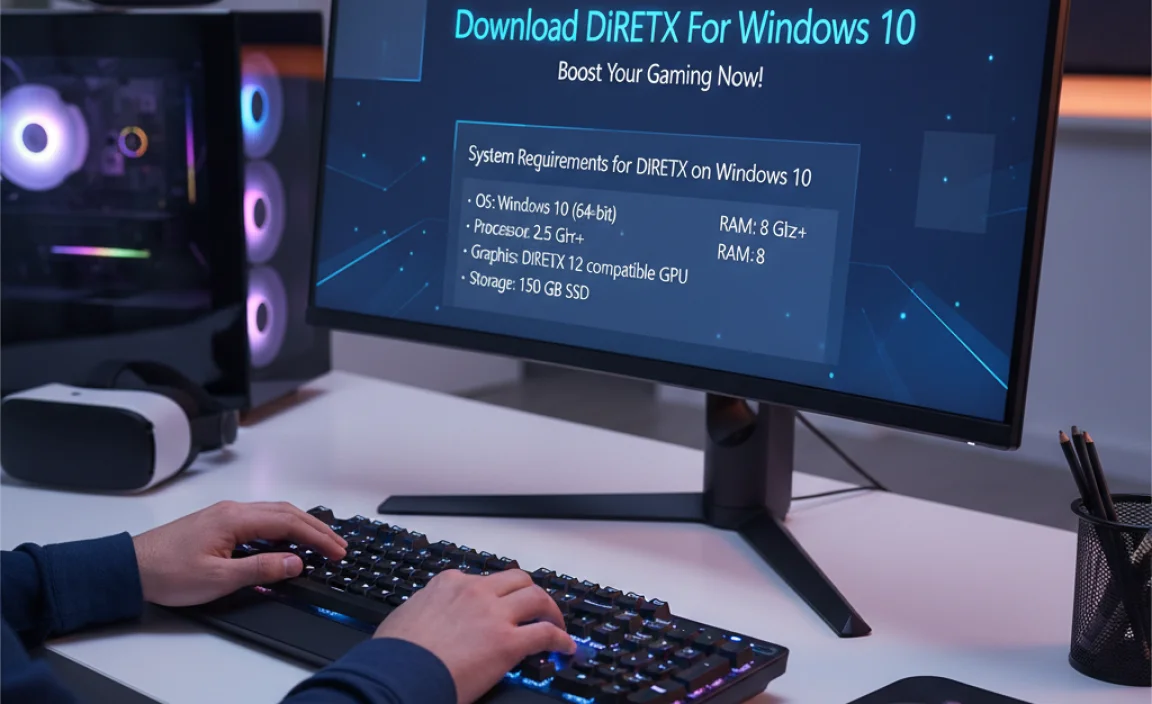 System Requirements for DirectX on Windows 10