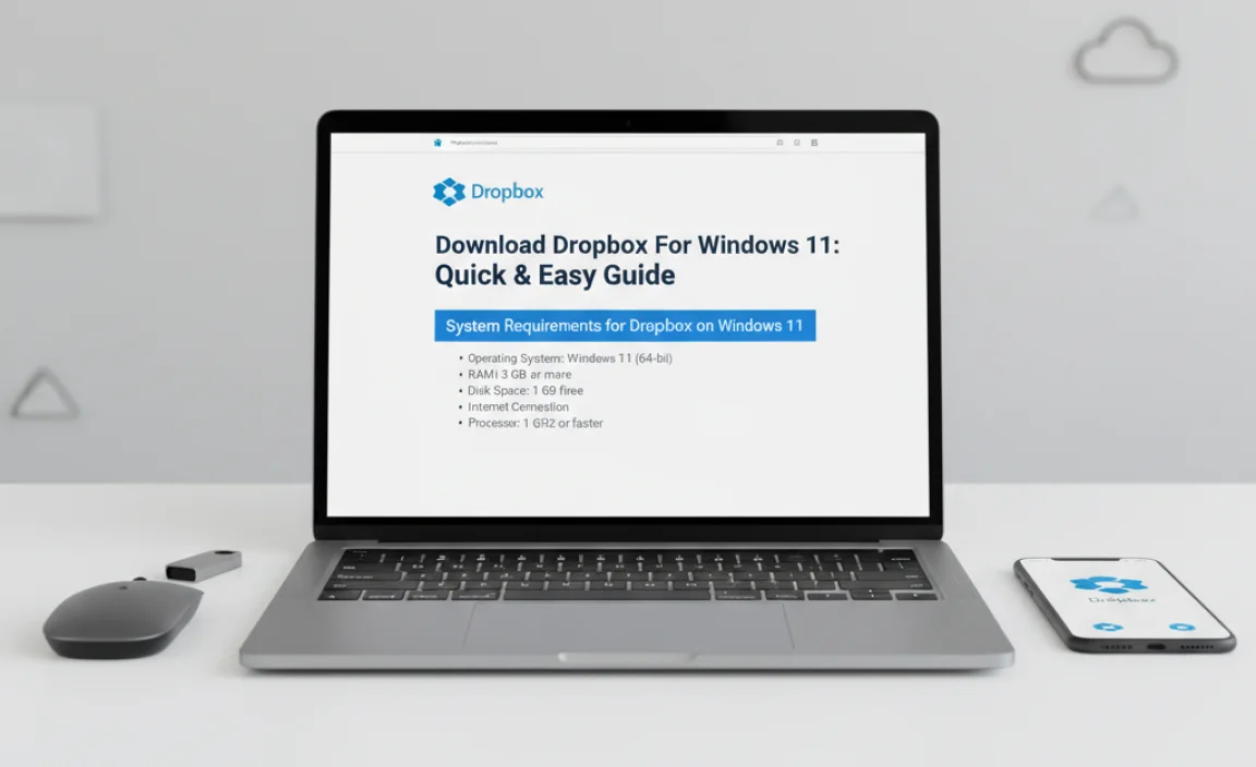 System Requirements for Dropbox on Windows 11