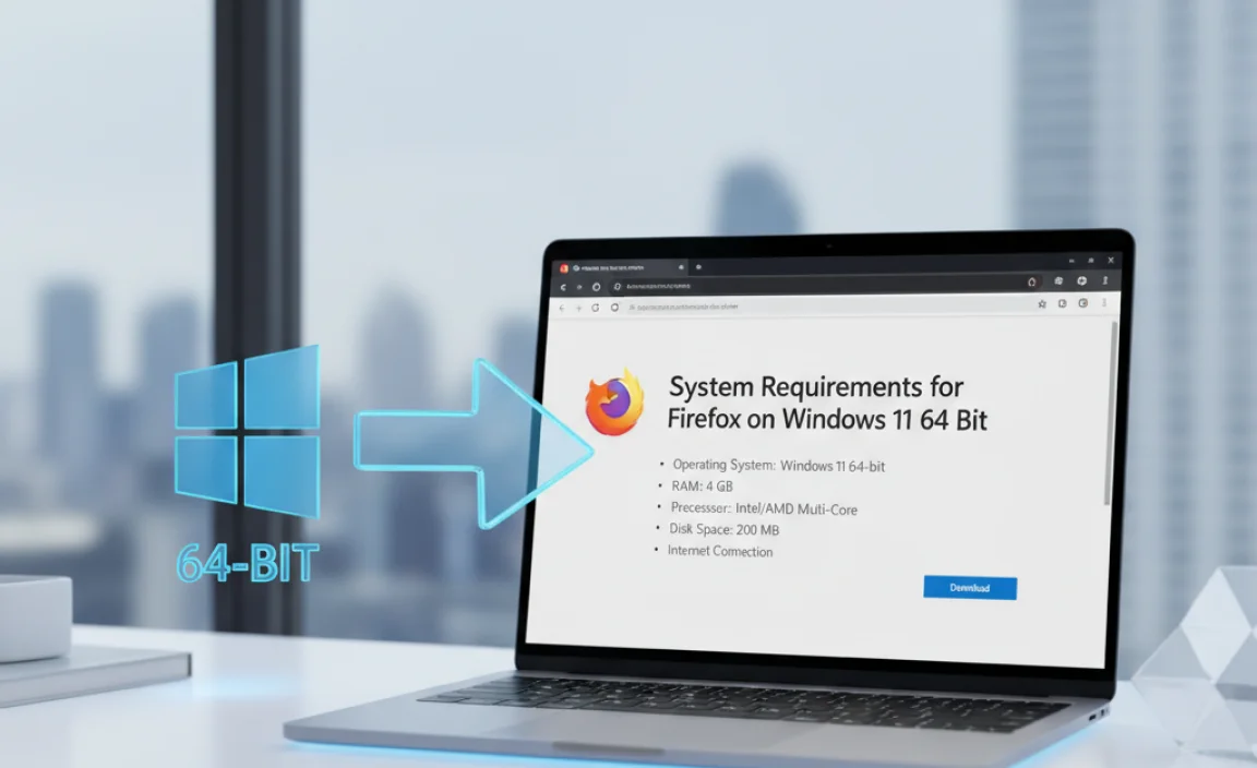 System Requirements for Firefox on Windows 11 64 Bit