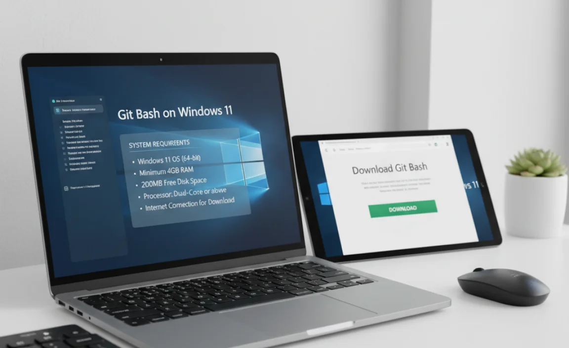 System Requirements for Git Bash on Windows 11