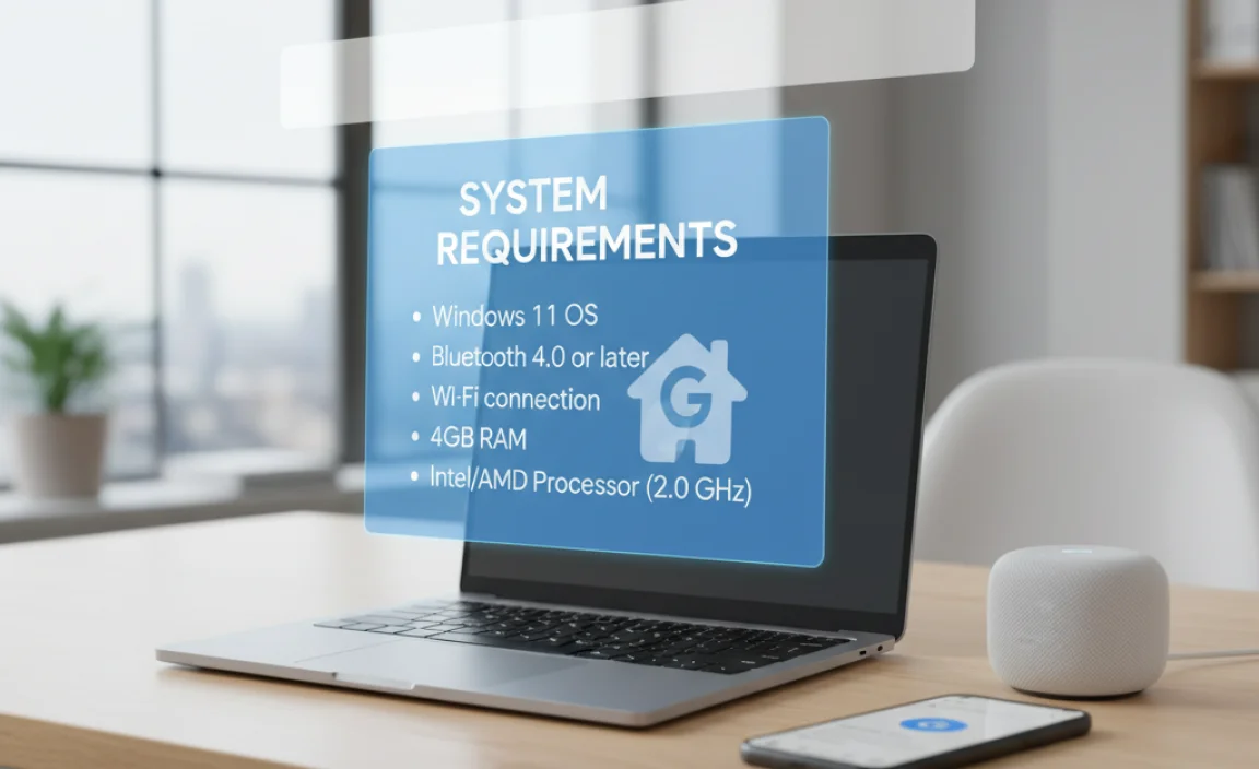 System Requirements for Google Home on Windows 11