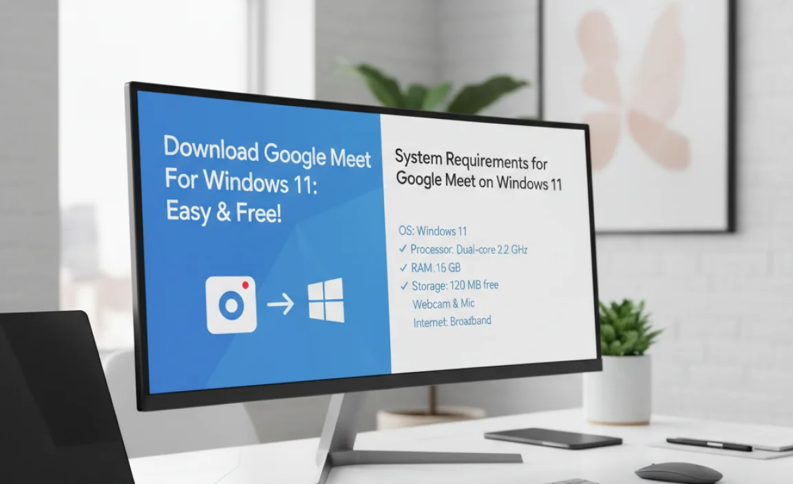 System Requirements for Google Meet on Windows 11