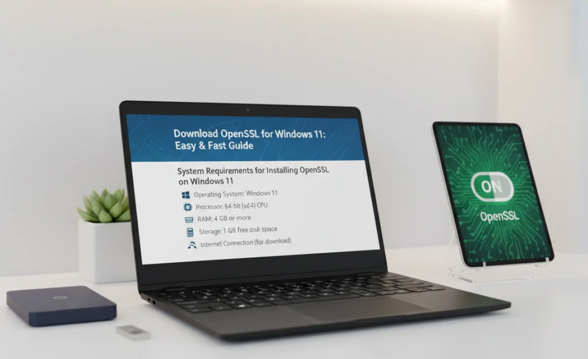 System Requirements for Installing OpenSSL on Windows 11