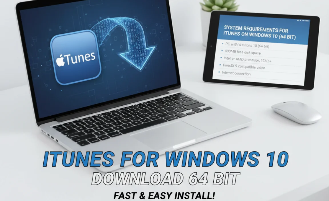 System Requirements for iTunes on Windows 10 (64 Bit)