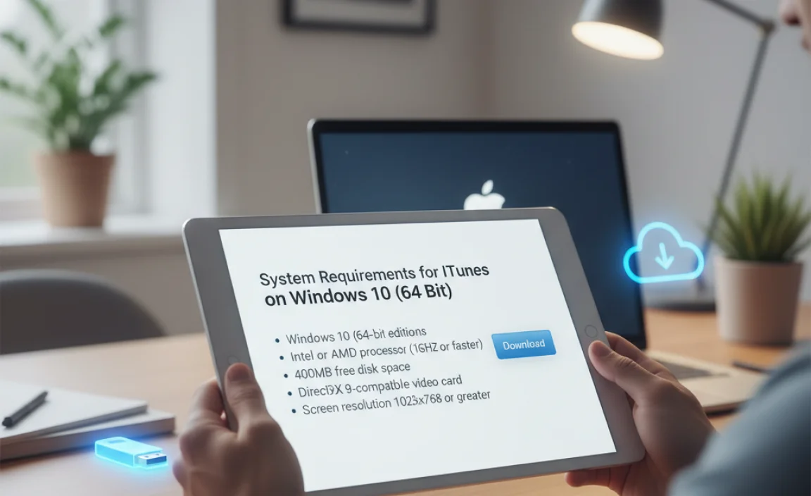 System Requirements for iTunes on Windows 10 (64 Bit)