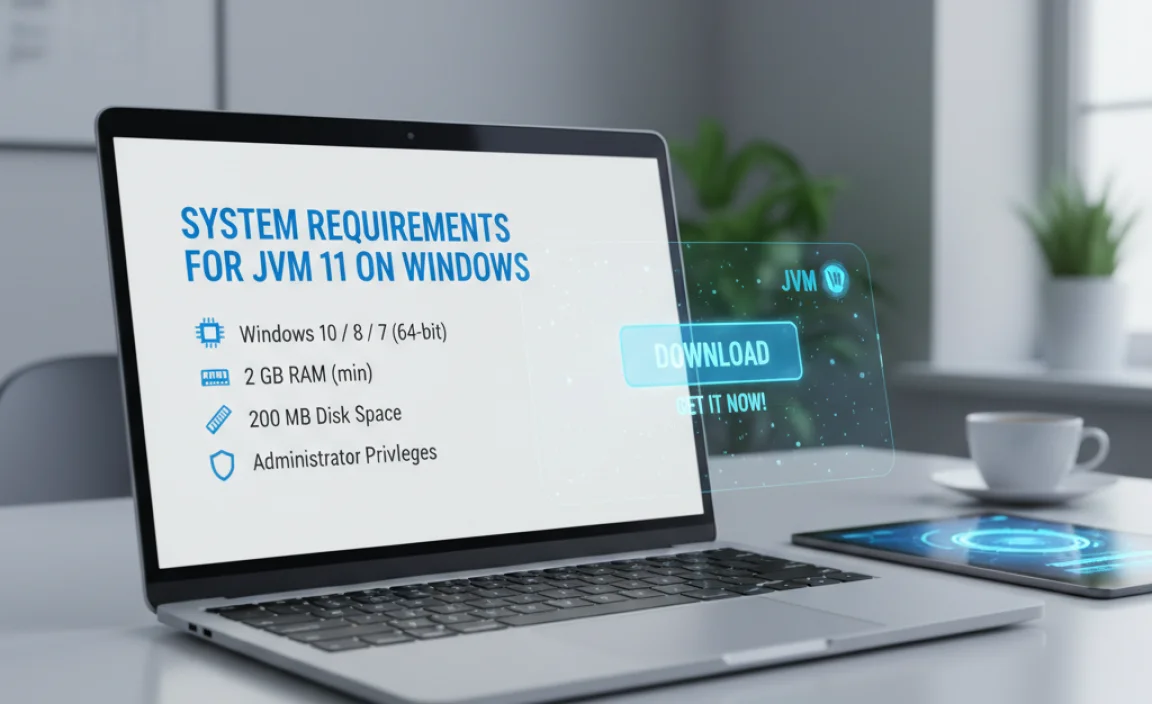 System Requirements for JVM 11 on Windows