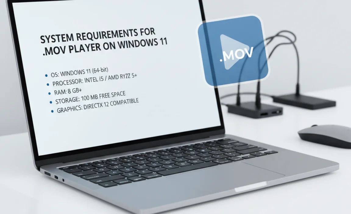 System Requirements for .MOV Player on Windows 11