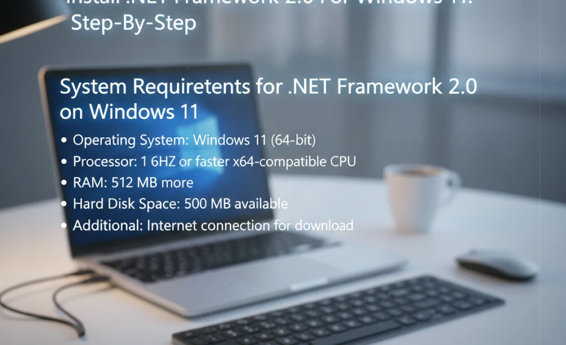 System Requirements for .NET Framework 2.0 on Windows 11
