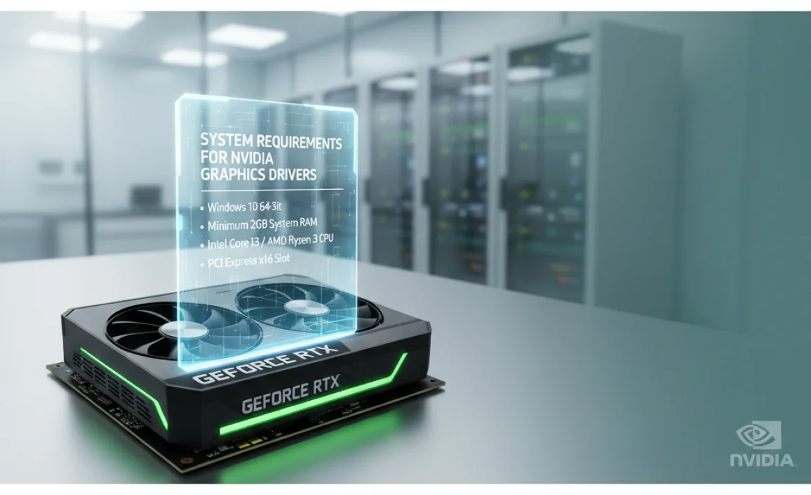 System Requirements for NVIDIA Graphics Drivers