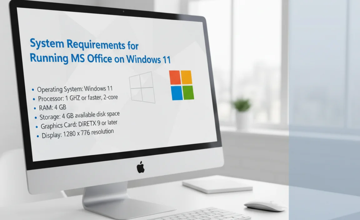 System Requirements for Running MS Office on Windows 11