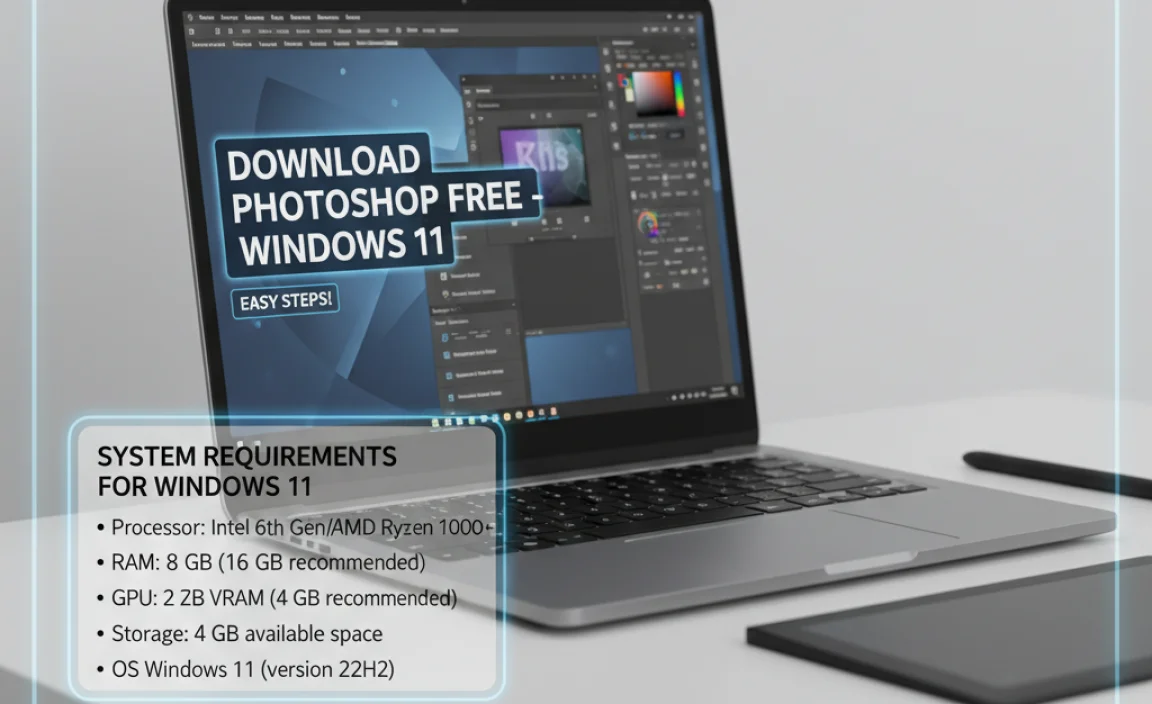 System Requirements for Running Photoshop on Windows 11
