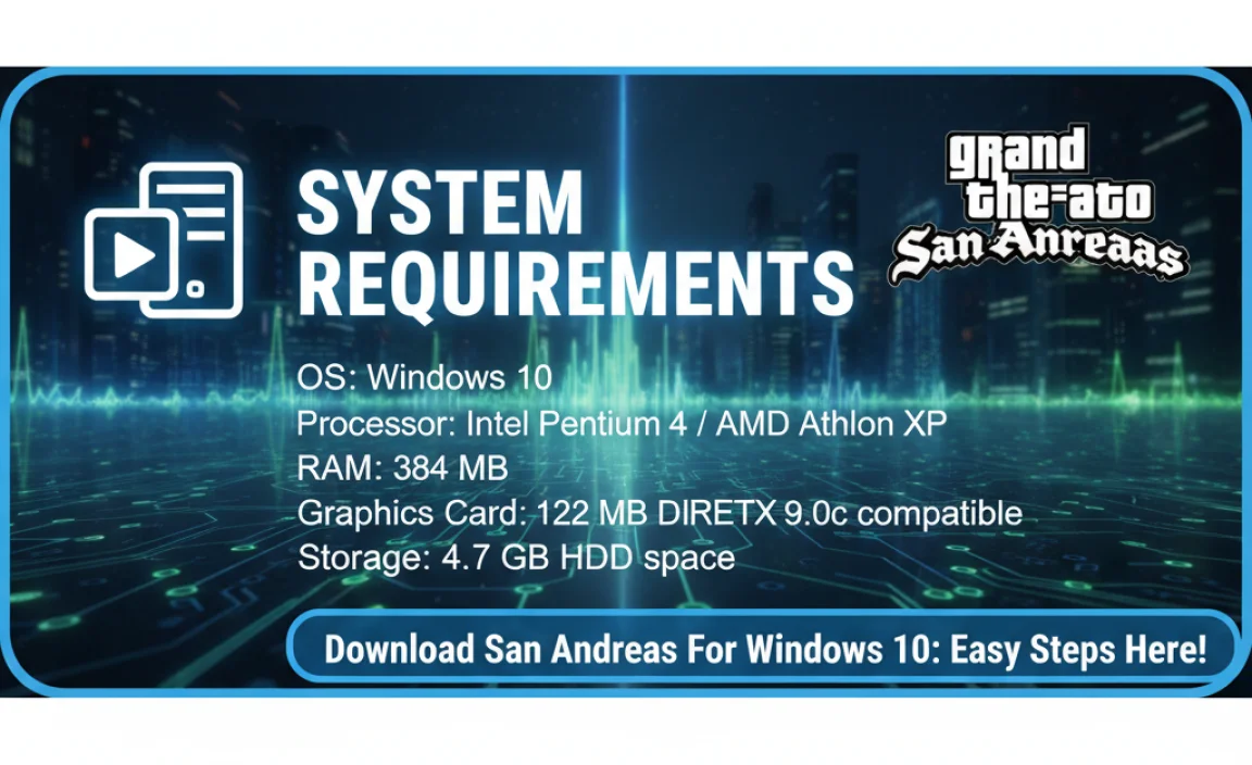 System Requirements for San Andreas