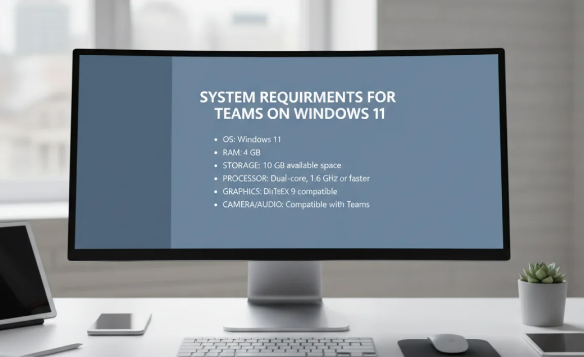 System Requirements for Teams on Windows 11
