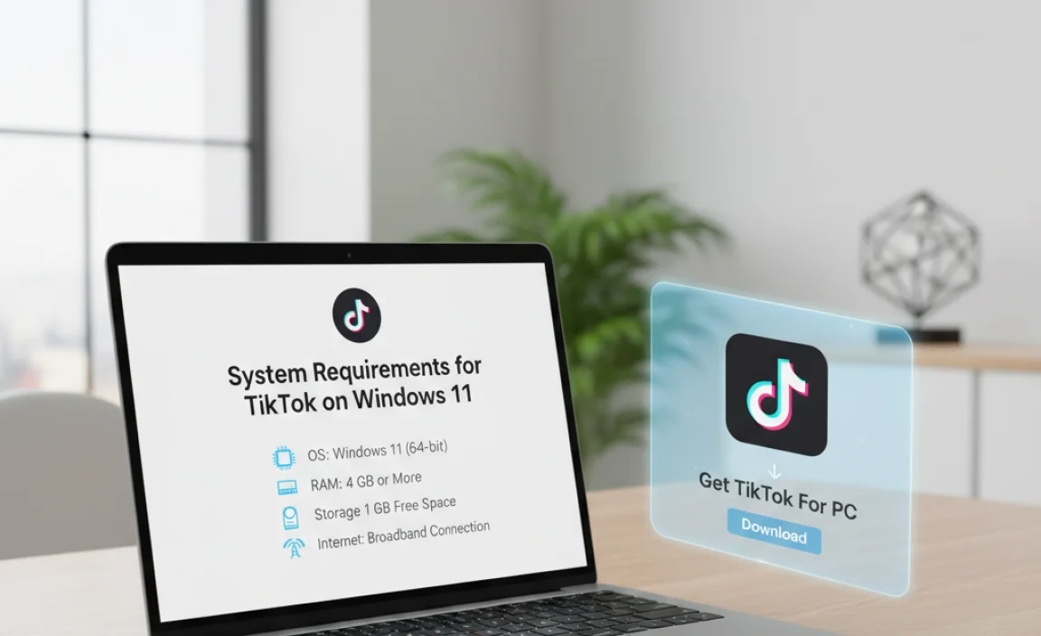 System Requirements for TikTok on Windows 11