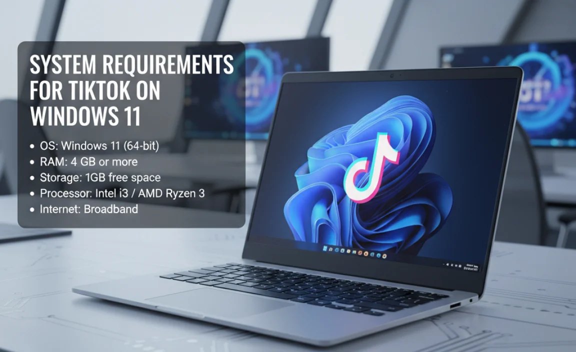 System Requirements for TikTok on Windows 11