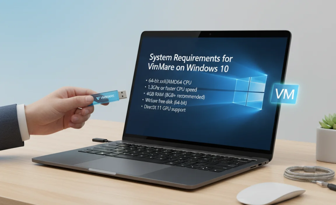 System Requirements for VMware on Windows 10