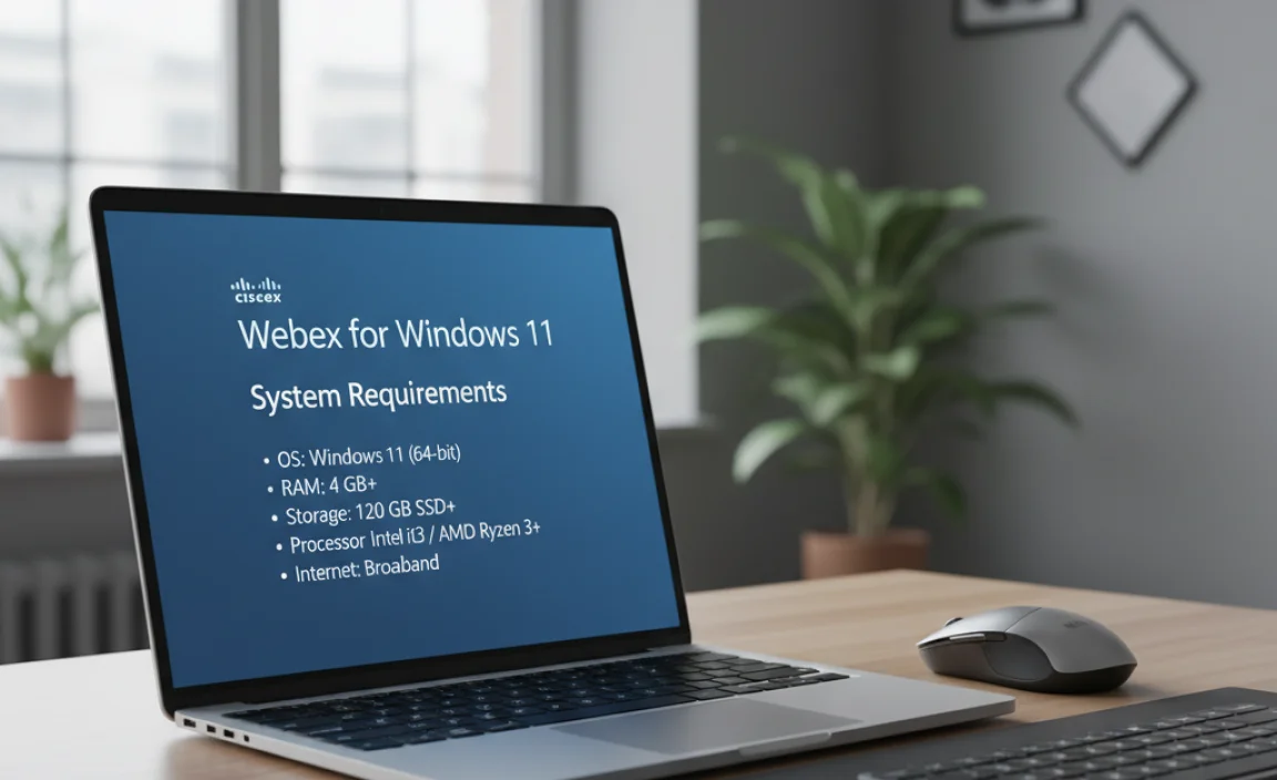 System Requirements for Webex on Windows 11