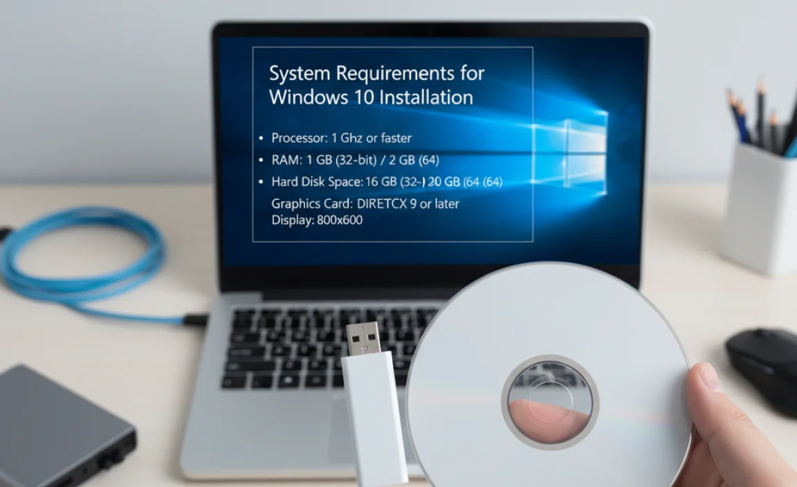 System Requirements for Windows 10 Installation