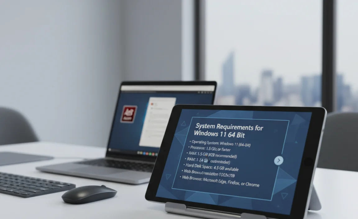 System Requirements for Windows 11 64 Bit