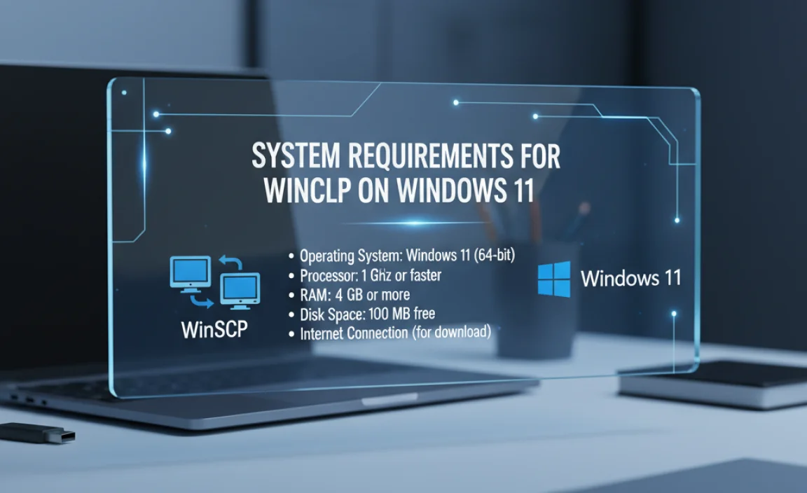 System Requirements for WinSCP on Windows 11