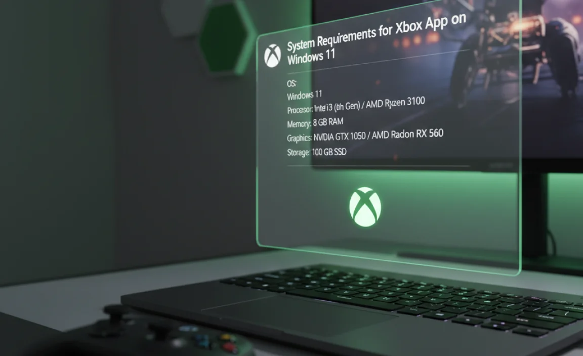 System Requirements for Xbox App on Windows 11
