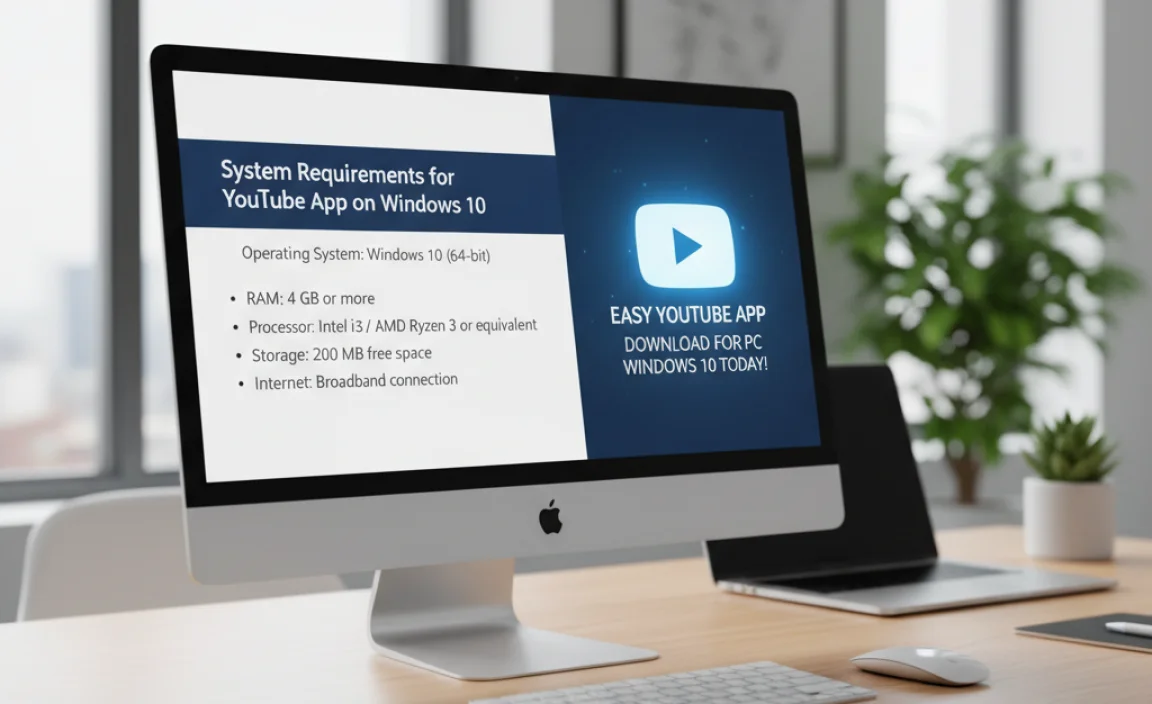 System Requirements for YouTube App on Windows 10