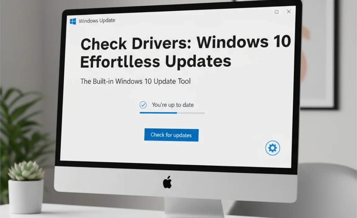 The Built-in Windows 10 Update Tool